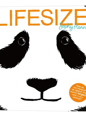 Lifesize 英文原版 猜猜我有多大 生命的尺寸 动物科普绘本 大开本 英文版儿童英语图画书 亲子共读读物 Sophy Henn 进口原版书籍