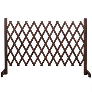 防腐木栅栏爬藤架室外篱笆庭院户外伸缩围栏花园护栏隔断网格围墙