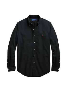 【自营】RALPH LAUREN男士染布牛津纯色长袖纽扣衬衫710716303002