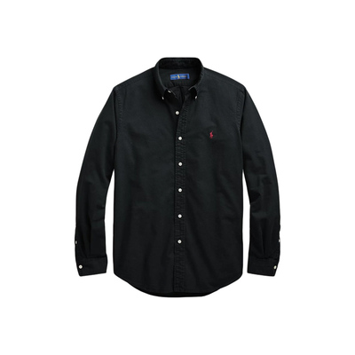 【自营】RALPH LAUREN男士染布牛津纯色长袖纽扣衬衫710716303002