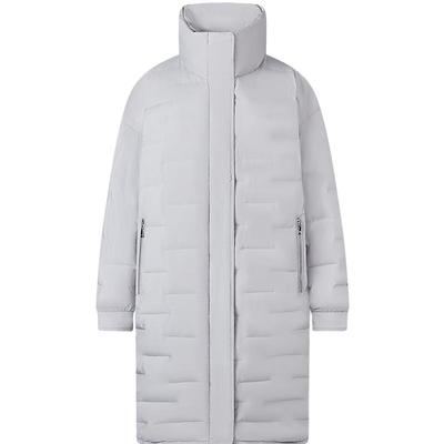 波司登鹅绒商务立领中长款羽绒服