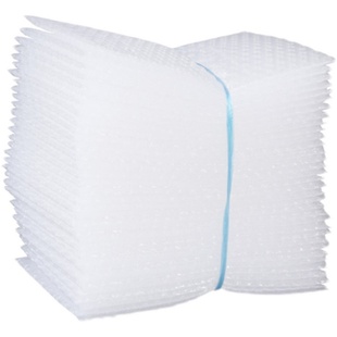 定做全新料单双层红色防静电加厚防震气泡袋大泡泡沫包装袋子定制