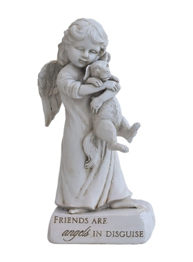 欧式祈祷女孩带翅膀天使装饰摆件