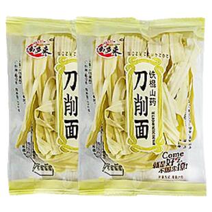 正宗铁棍山药刀削面速食非油炸拌面淮山宽面自煮面条独立包袋装