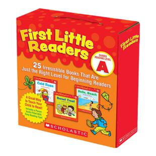 First Little Readers Guided Reading Level A 学乐小读者系列指导性阅读家长套装A级25册 英文原版 Scholastic英语阅读分级绘本