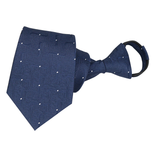 带带帅 男士商务正装宽8CM懒人一拉的结婚新郎领带 免打拉链领带