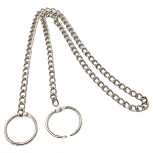 小铁链广告吊牌链/KT板木塑板有机板广告牌挂链/消防指示牌链