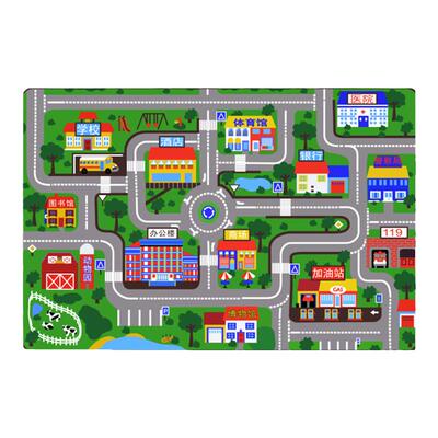 XY卡通儿童客厅卧室水晶绒地毯