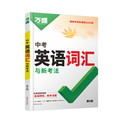 万唯中考初中英语词汇英语语法