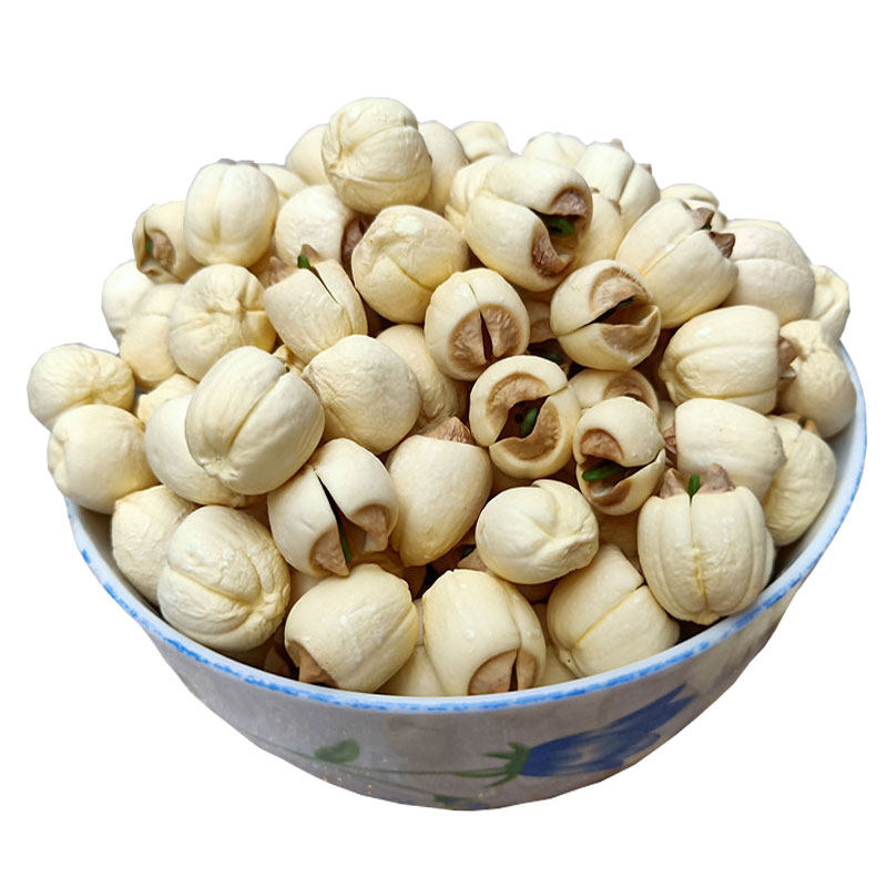 广昌白莲子带芯新鲜无硫粉糯易煮江西干莲子米有心手工连子晒干货