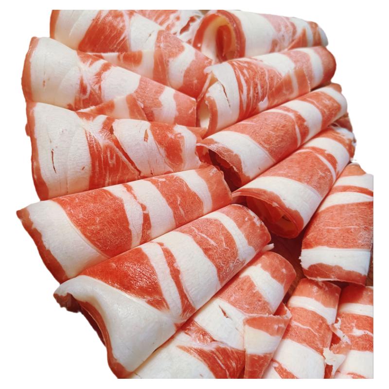 5斤装 新西兰进口新鲜刨片肥牛后胸肉 冷冻原切肉 无调理火锅食材