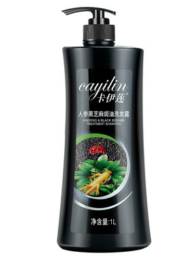 卡伊莲人参黑芝麻焗油洗发露1L