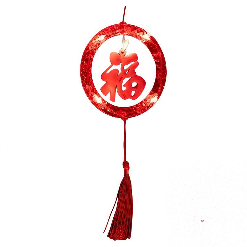 新年装饰灯氛围灯串福字小红灯笼