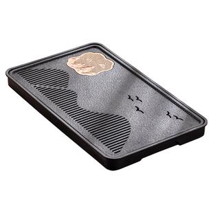 2026新款小型茶盘家用客厅仿乌金石茶托盘高档茶海茶具干泡小茶台