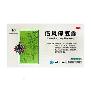 云丰伤风停胶囊24粒外感风寒呼吸道感染发热咳嗽国大旗舰店正品