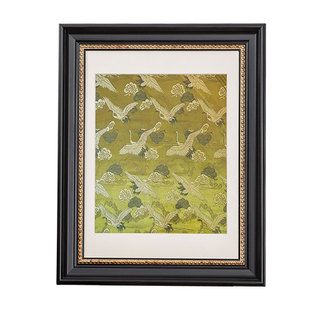 复古法式中古风相框小黑色底卡纸画框空框油画外框架定制挂墙摆台