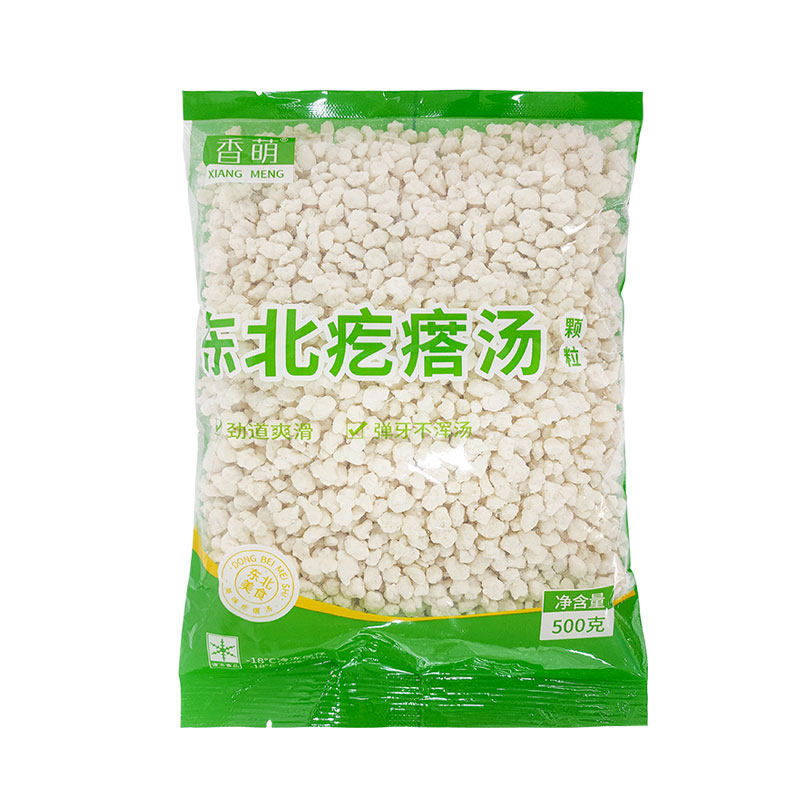 香萌东北疙瘩汤面疙瘩颗粒早餐半成品粥汤速食冷冻无料包传统商用
