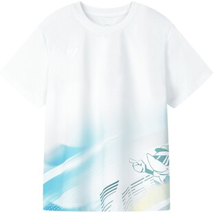 冰肤科技|【商场同款】361°童装男童短袖针织衫夏季新款小童上衣