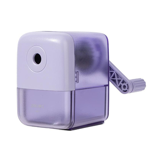 得力削笔器小学生专用卷笔刀自动进铅转笔刀幼儿园手摇机削笔机