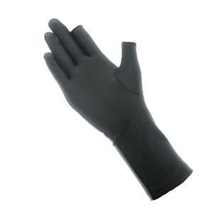 男女露指防晒手套中长弹力薄氨纶夏防紫外线半指两指采茶遮阳春