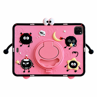 苹果2025ipad11平板10代保护壳air7女生可爱mini7硅胶air5防摔360旋转支架10.2英寸适用6第9代24款Pro11套9.7