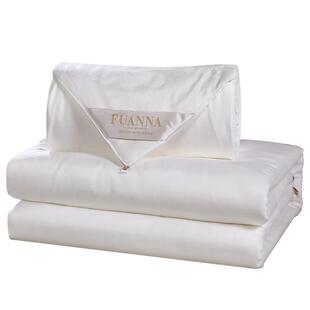 富安娜蚕丝被纯棉双宫桑蚕丝子母被秋冬被芯四季被学生二合一婚庆