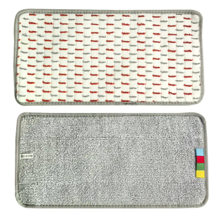 夹固式平板拖把布替换布家用拖地布头酒店懒人拖把头墩布通用配件