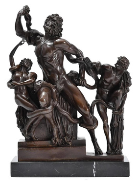 书房铜雕塑铜摆件古希腊神话经典