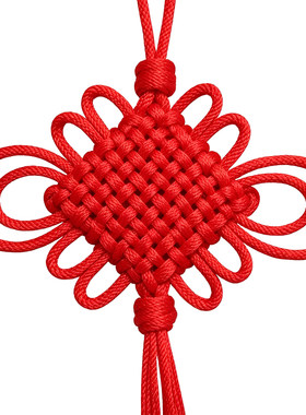 红色粗红绳子捆绑东西用结婚绑