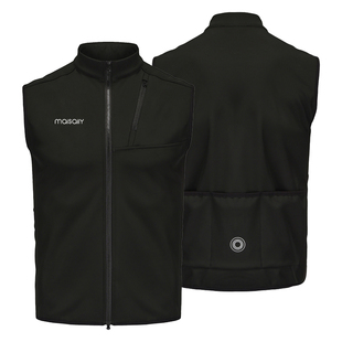 MAISAILY迈赛力秋冬抓绒骑行马甲防风公路自行车骑行背心骑行装备