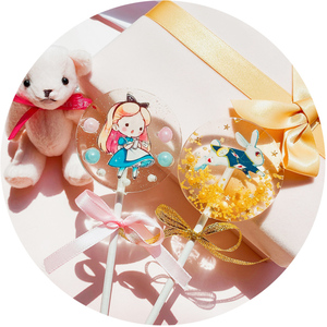 爱丽丝疯兔子小熊礼盒墨大叔手工创意送女友棒棒糖儿童节零食糖果