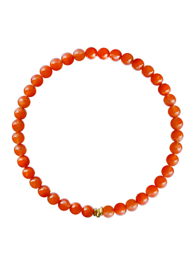 山川心语南红玛瑙18K金转运手链