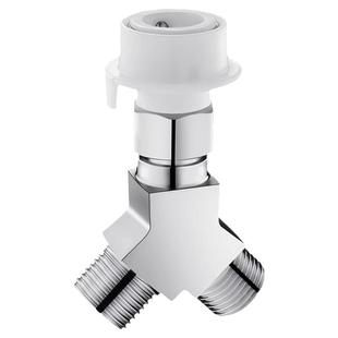 水龙头一分二接头洗衣机进水管一进二出转三通进水口双出水分流器