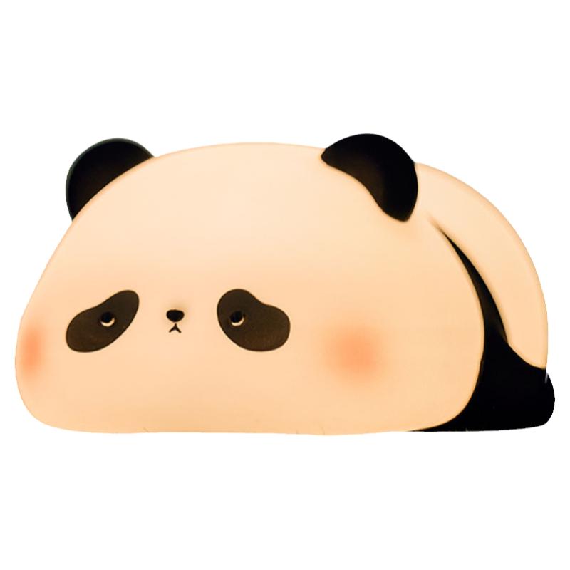 可爱熊猫硅胶小夜灯儿童生日礼物