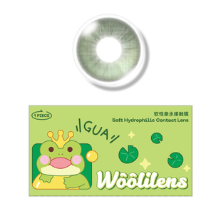 Woolilens沃莉丝美瞳半年抛棕色小直径自然款学生素颜隐形眼镜女