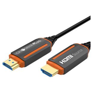 秋叶原光纤HDMI线4K高清视频连接线2.0版100米投影仪连电视加长线