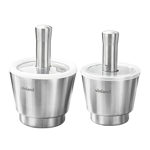 日本304不锈钢捣蒜器捣碎臼子擂钵捣药泥神器家用实心蒜泥研磨器