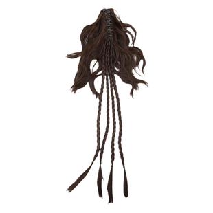 毛晓彤同款高马尾拳击辫假发抓夹式麻花长辫假辫子高颅顶神器发夹