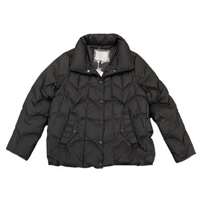 梦蝶缘正品黑色短款羽绒服