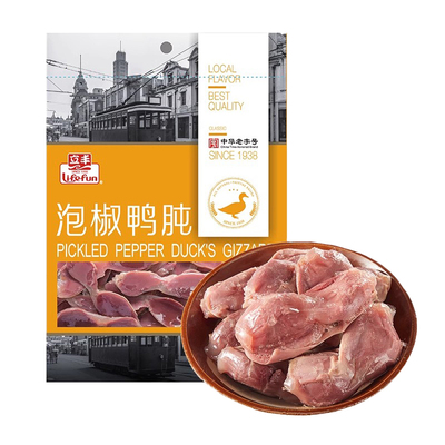立丰小坛泡椒鸭肫108g