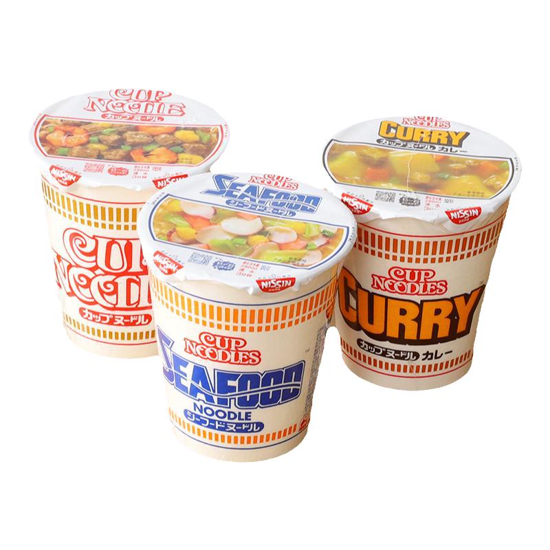 12杯海鲜风味泡面日清合味道杯面