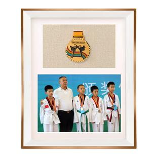 马拉松奖牌展示架挂墙收纳盒KEEP奖章展示框奖牌架相框框架奖牌框