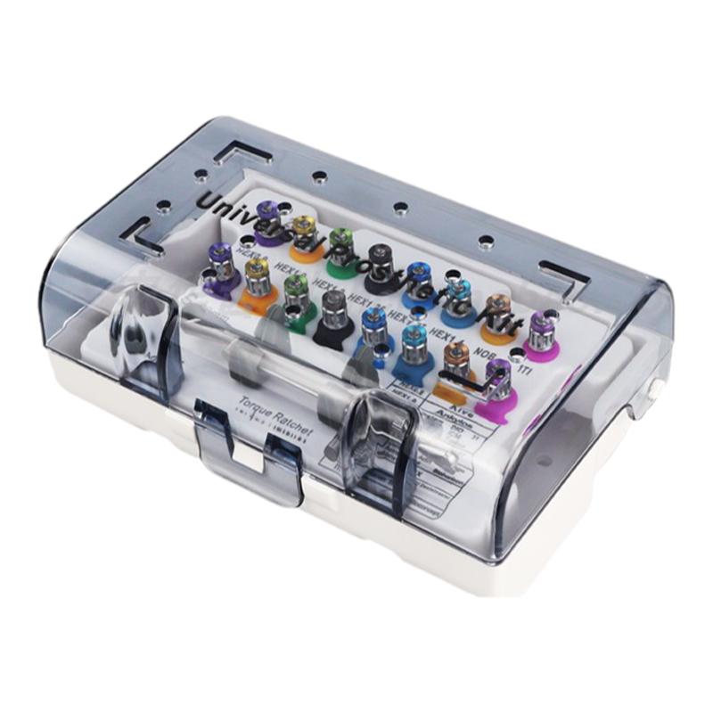 牙科种植修复多功能工具盒奥齿泰登腾种植螺丝刀扭力扳手种植套装