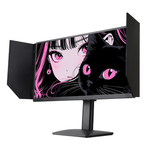 电脑显示器遮光板屏幕挡光板罩AOC华硕HKC泰坦SANC通用ROG32427寸