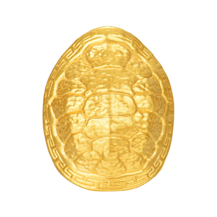明牌珠宝富甲一方硬金串珠 黄金吉祥龟壳转运珠圣诞礼物AFP1275