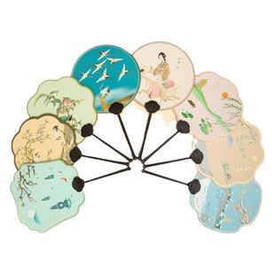 西泠印象国风创意艺术团扇古风女文创汉服扇子文人雅扇自用礼物