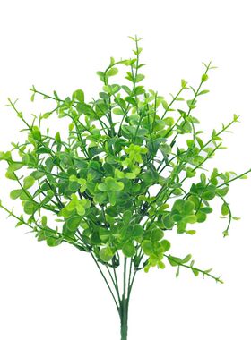 小绿草花仿真花束草插花塑料花