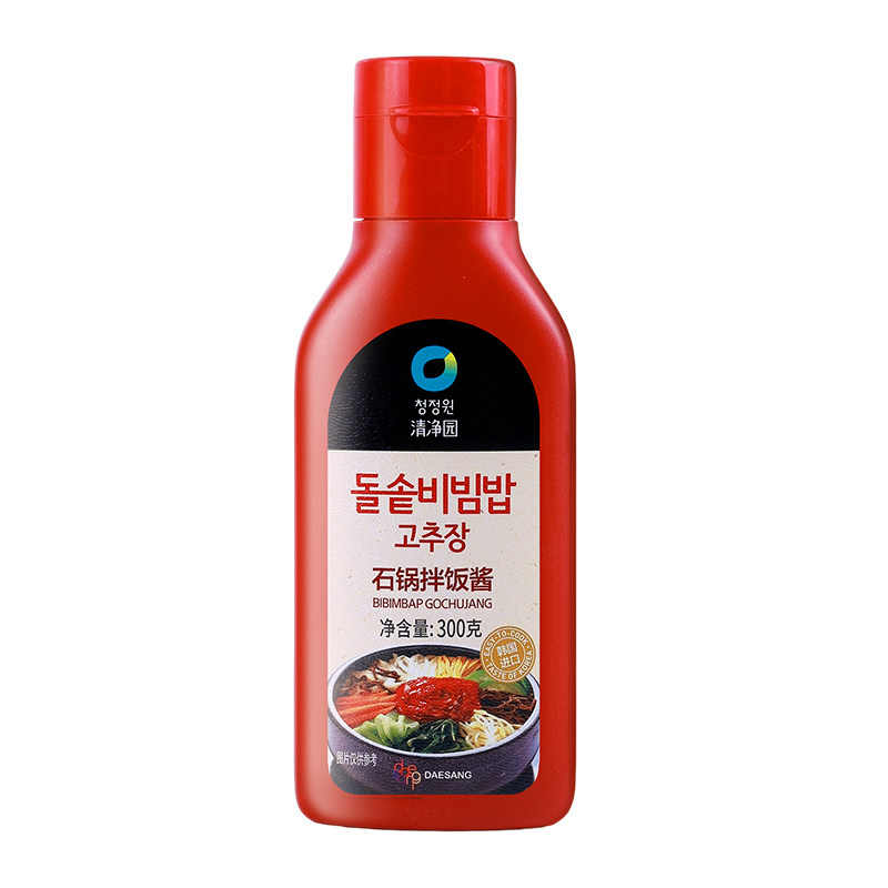 清净园韩式石锅拌饭酱正宗韩国进口辣椒酱烤肉辣酱非0脂肪非低脂