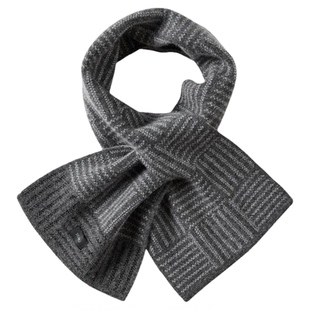 玖慕羊绒围巾男款秋冬季生日礼物加厚保暖羊毛围脖送爸爸长辈礼盒