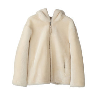 邂逅不期而遇的温暖！美利奴羊皮毛一体连帽休闲风外套25新款